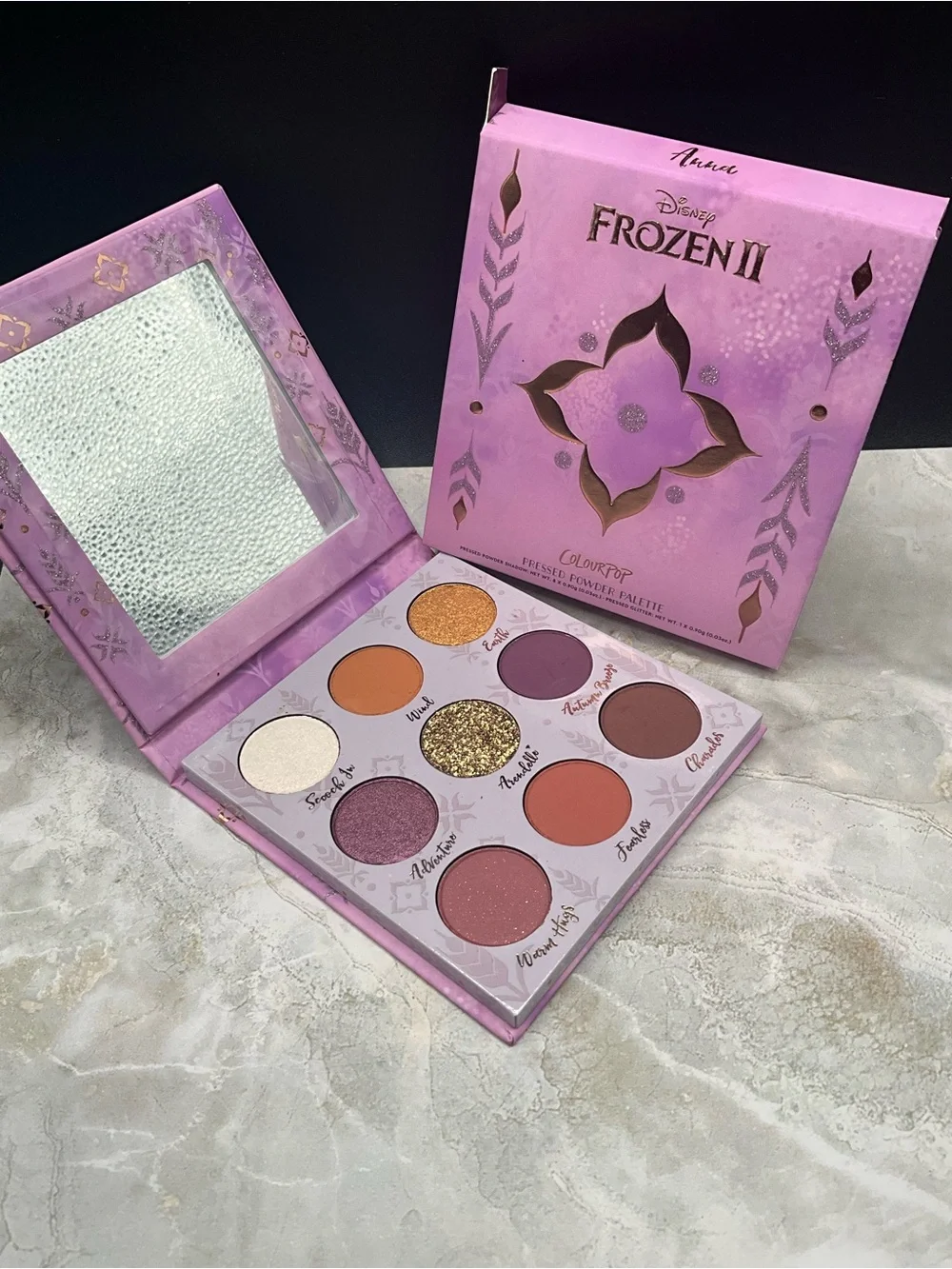 ColourPop Pink & Gold Eyeshadow Palette ANNA PALETTE